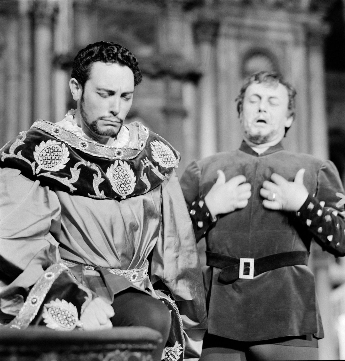 LA FENICE TEATER: OTELLO (Othello) - OPERASANGERNE MARIO DEL MONACO - PALAZZO DUCAL - VENICE - 1960 av Unbekannt