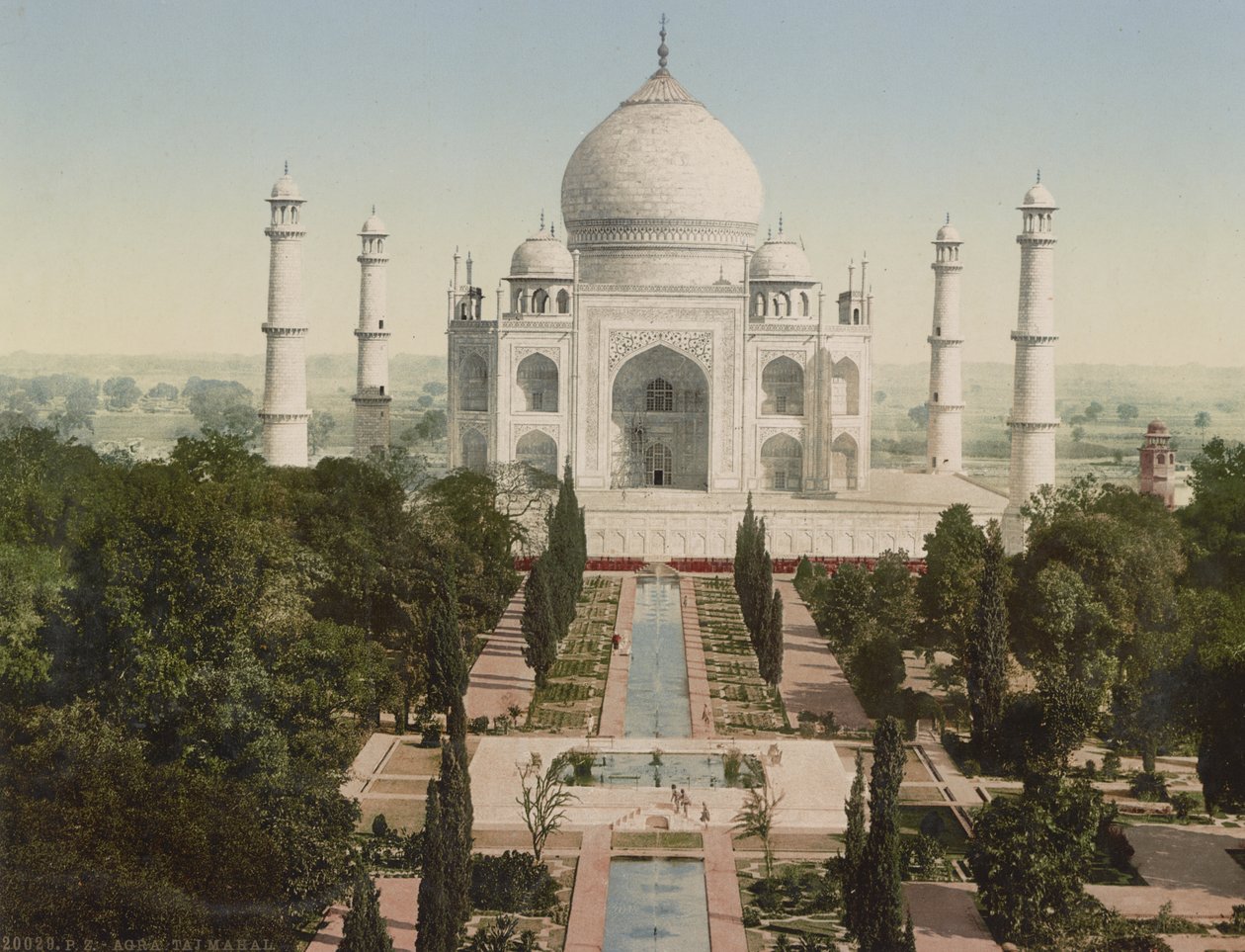 Taj Mahal, 1890-1900 av Unbekannt