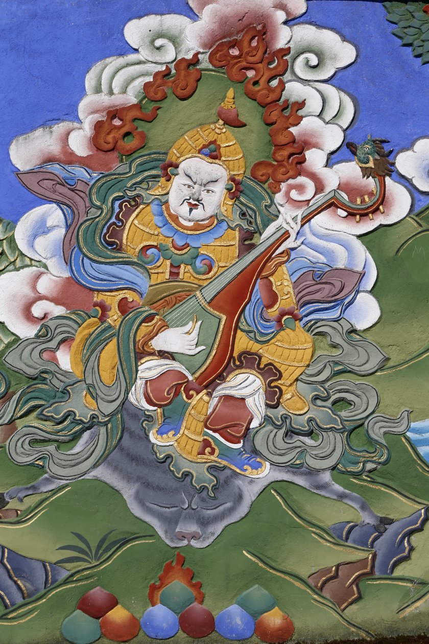 Temple of the Thousand Buddhas Dashang Kagyu Ling menighet Templets vokter, La Boulaye, Frankrike av Unbekannt