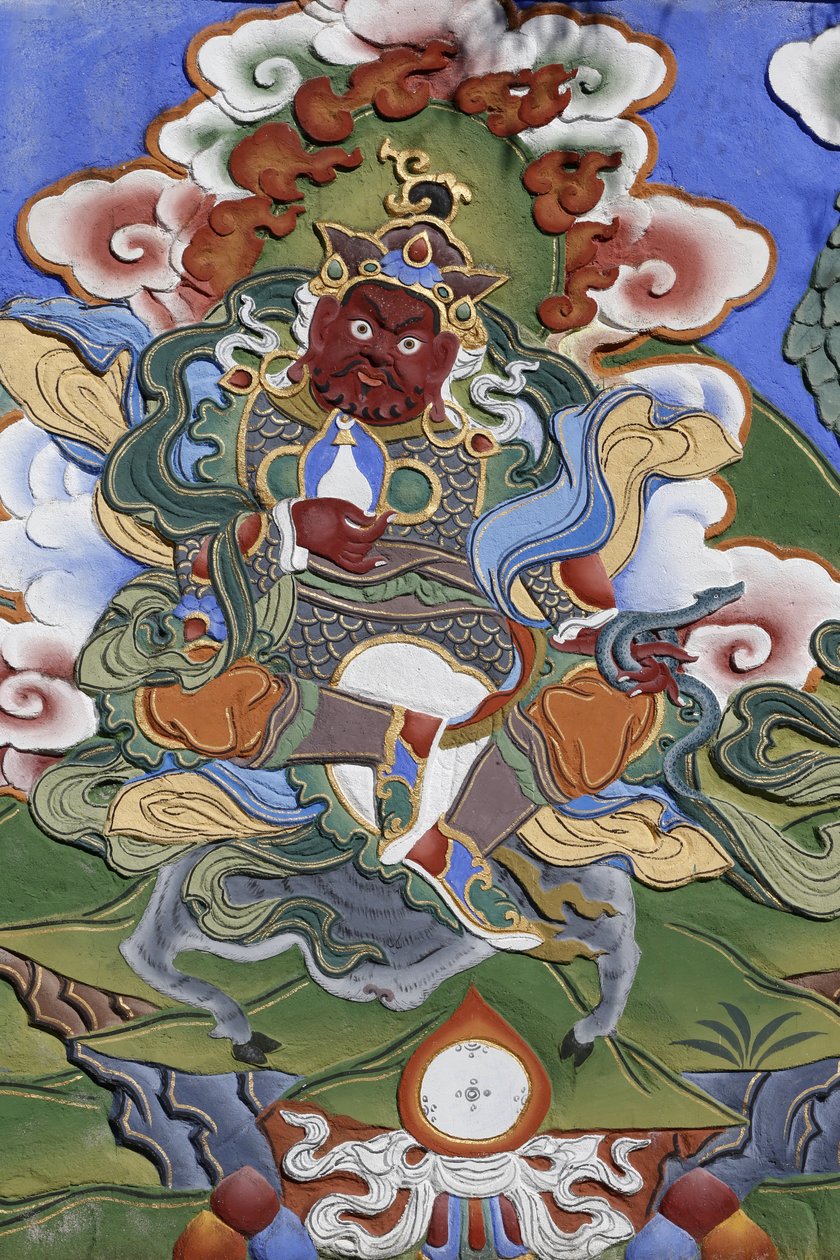 Temple of the Thousand Buddhas Dashang Kagyu Ling menighet Templets vokter, La Boulaye, Frankrike av Unbekannt