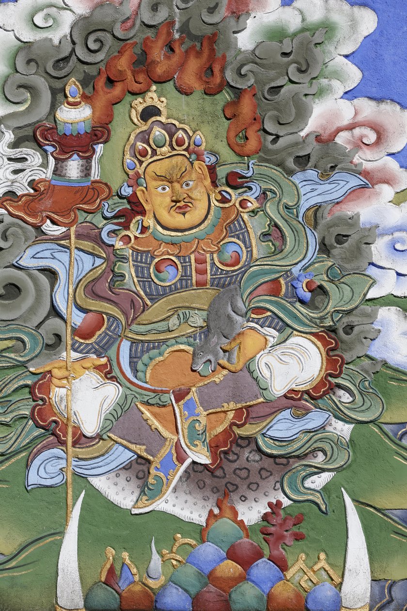 Temple of the Thousand Buddhas Dashang Kagyu Ling menighet Templets vokter, La Boulaye, Frankrike av Unbekannt