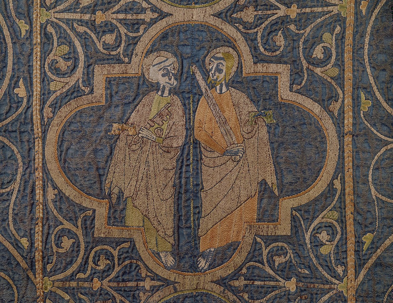 Clare Chasuble, detalj av St. Peter og St. Paul, britisk av Unbekannt