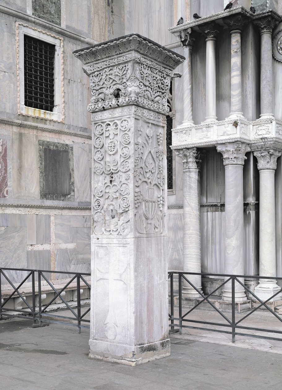 Acri-søylen, på San Marco Piazzetta, Venezia (bilde) av Unbekannt
