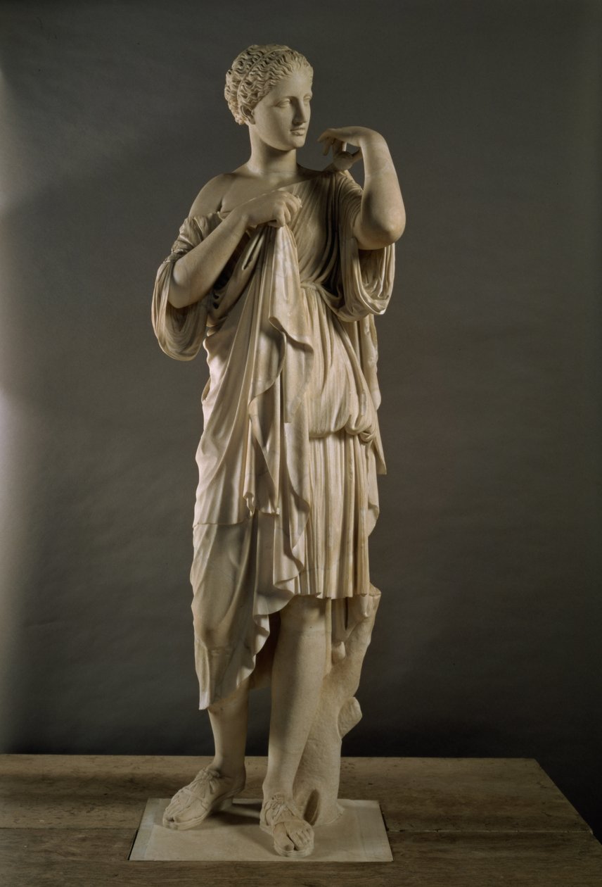 The Diana of the Gate, romersk (marmor) (se også 157901) av Unbekannt