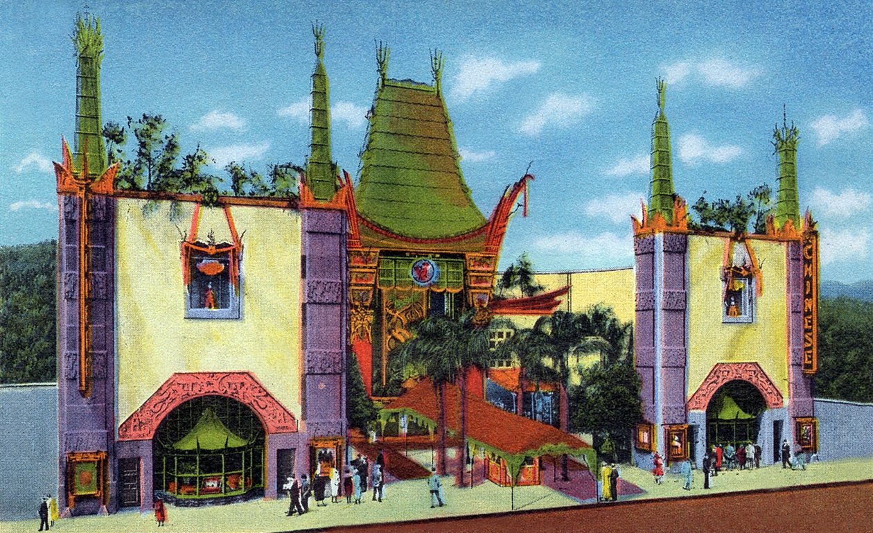 Graumans kinesiske teater i Hollywood av Unbekannter Künstler