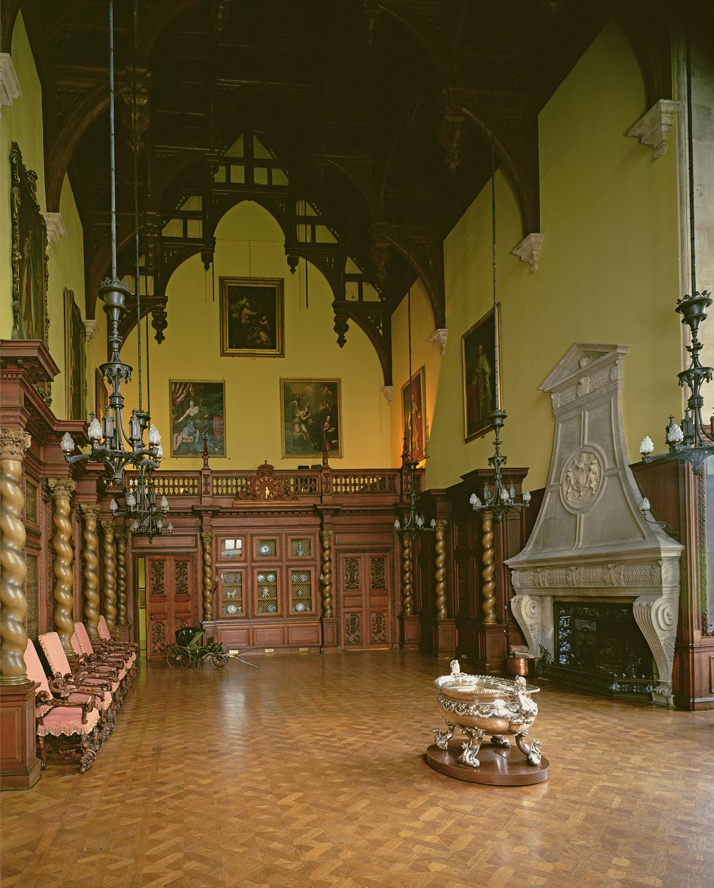 The Great Hall, Burghley House, Stamford, Lincolnshire (bilde) av Unbekannt