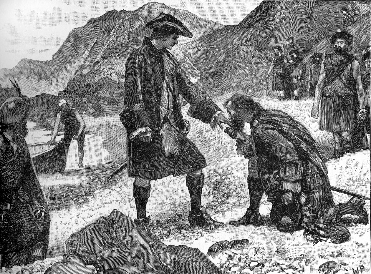 Prins Charlies landing av Unbekannter Künstler