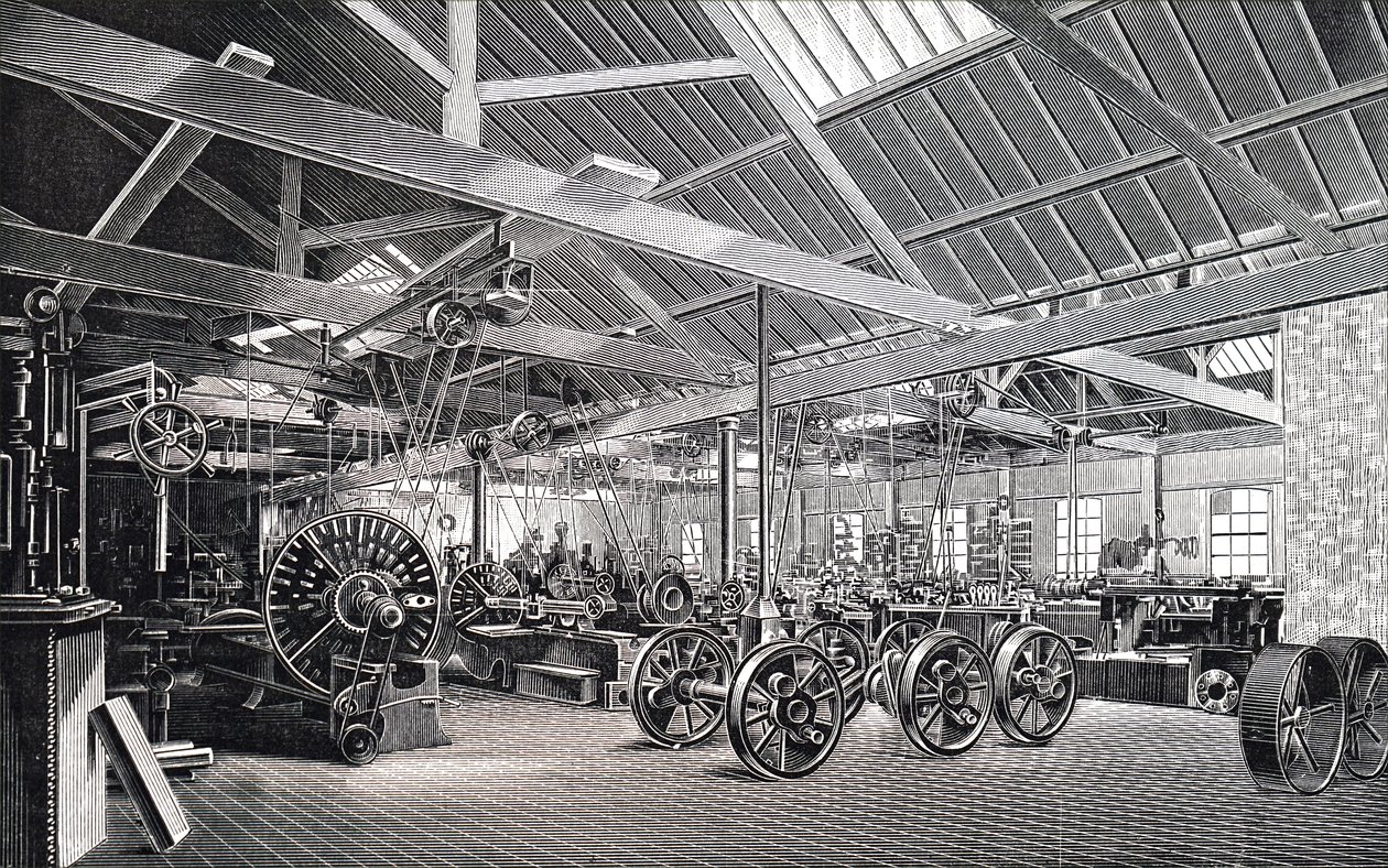 Maskinhuset til Atlas Engine Works. av Unbekannt