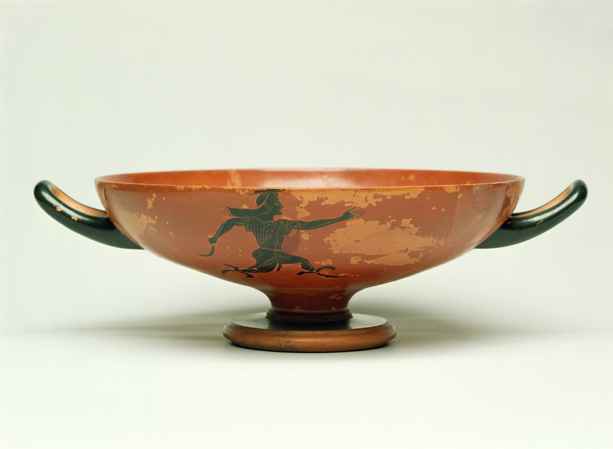 The Pursuit of Perseus, Attic svart figur kylix laget av The Pepaks Master, 525-520 BC (keramikk) av Unbekannt