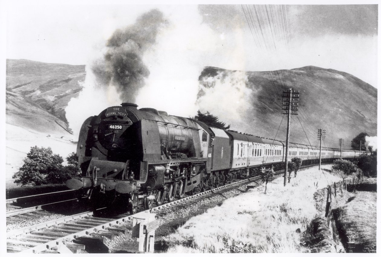 The Royal Scot, intercity-lokomotiv (s/hv-bilde) av Unbekannt