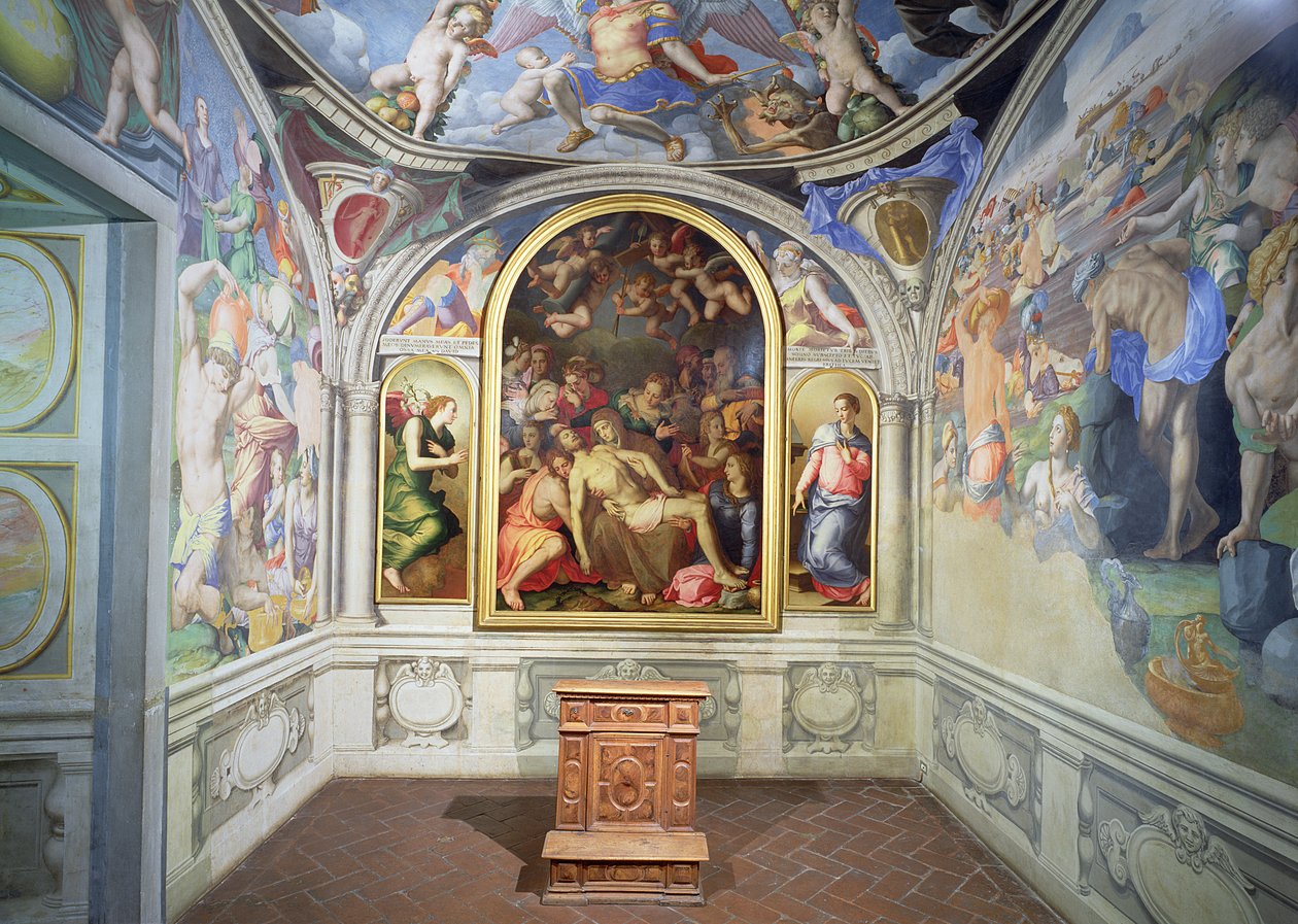 Kapellet til Eleonora av Toledo, designet av Bartolomeo Ammannati (1511-92) og dekorert av Agnolo Bronzino (1503-72) ca. 1543 (bilde) (for detaljer se 82440-44) av Unbekannt