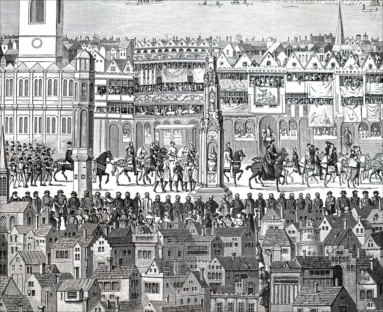Kroningsprosesjonen til kong Edward VI. av Unbekannt
