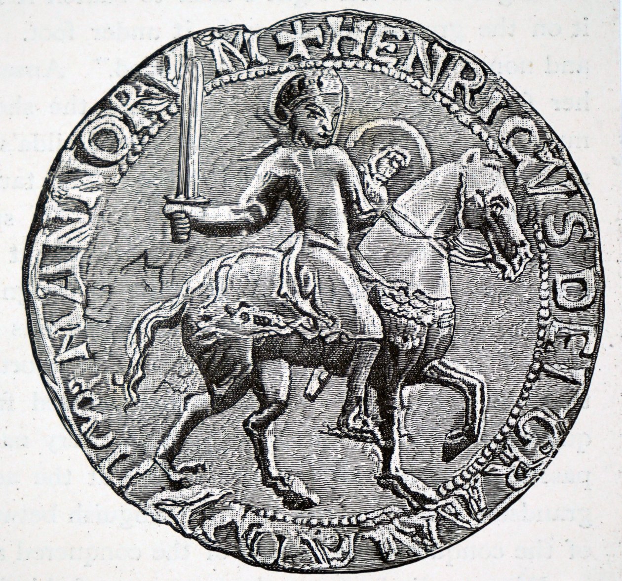 Seglet til Henry I av England. av Unbekannt