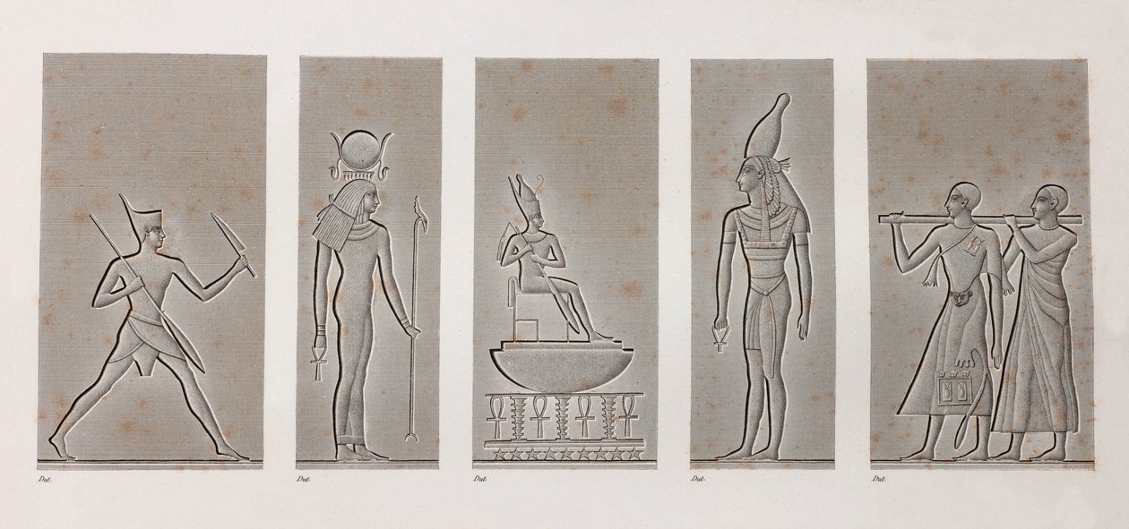 Theben, Karnak, på nært hold av Unbekannt