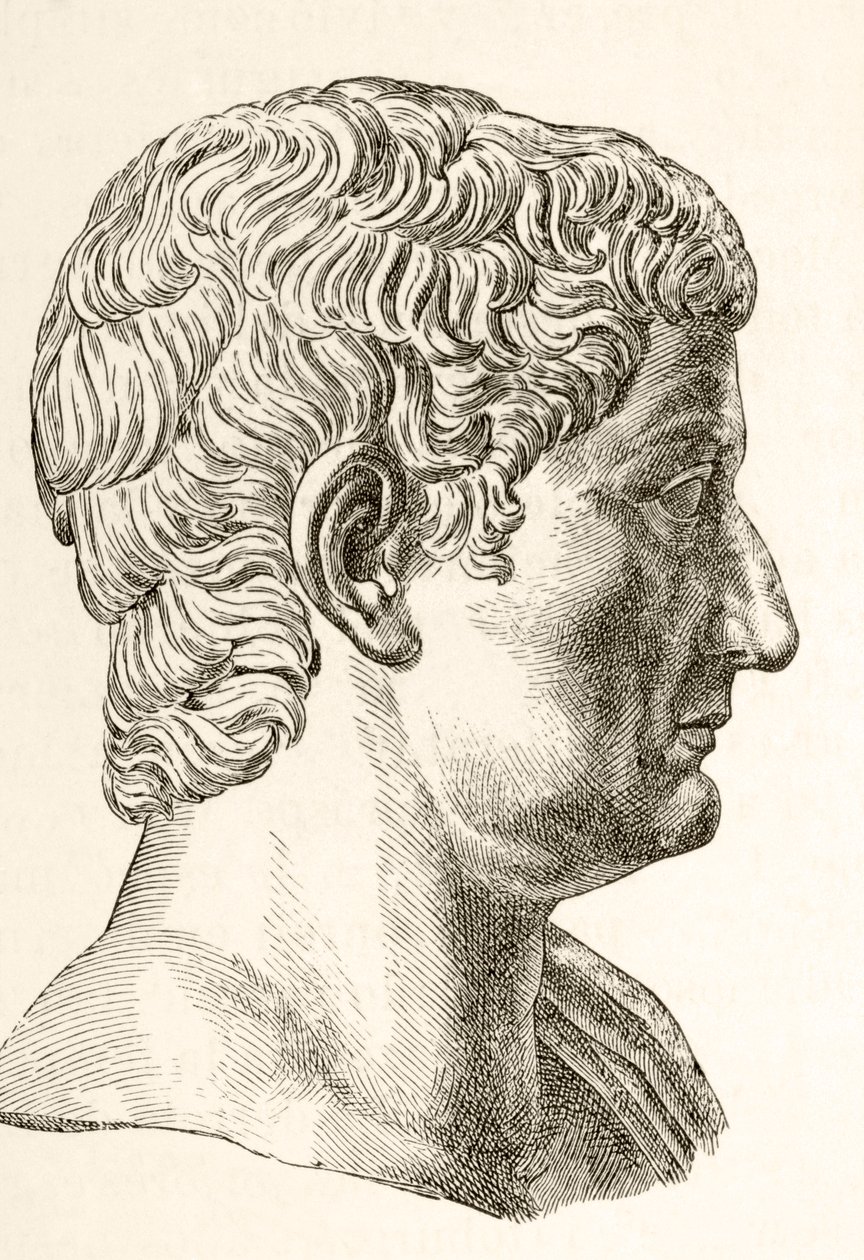 Tiberius Caesar Augustus (42BC - 37AD), andre romerske keiser, født Tiberius Claudius Nero, fra 