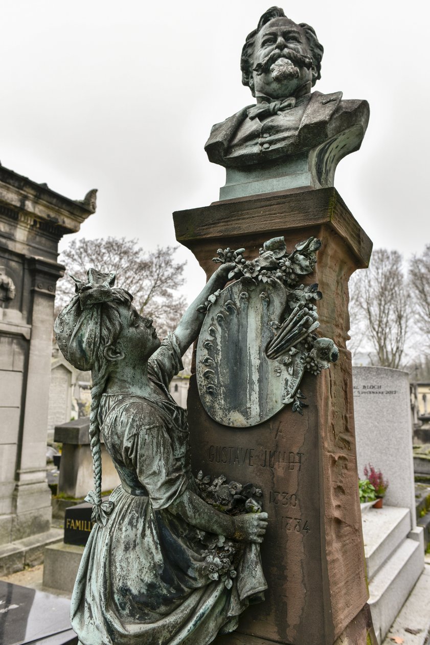 Graven til Gustave Jundt/Bartholdis lille Alsace/Montparnasse kirkegård/PARIS XIV*/Seine/Ile de France/Frankrike av Unbekannt