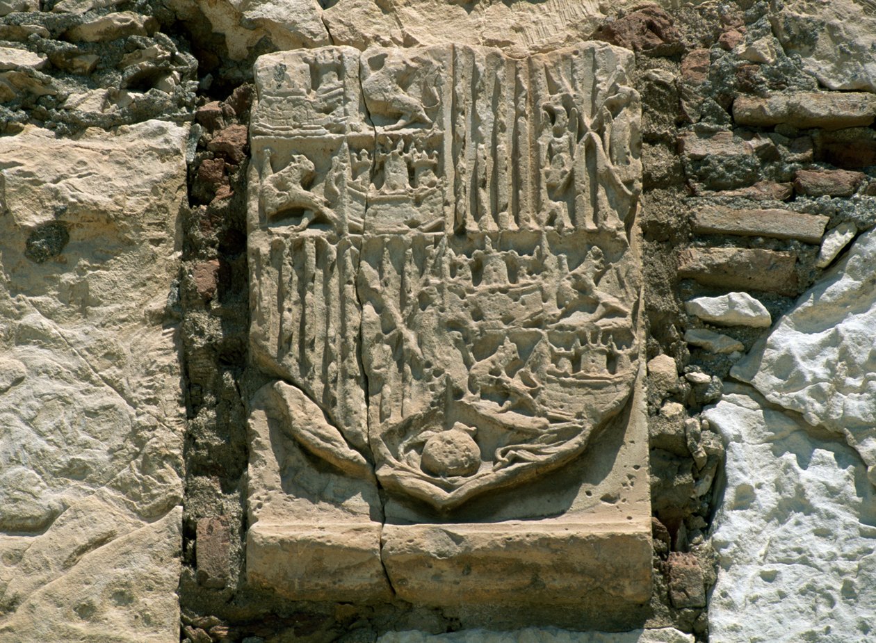 Tower of Homage, Alcazaba i Almeria, Andalucia. Detalj. av William M. Timlin