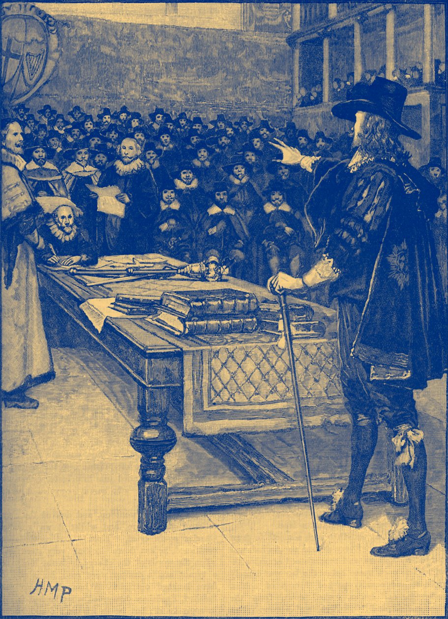 Rettssaken mot Charles I av Unbekannter Künstler