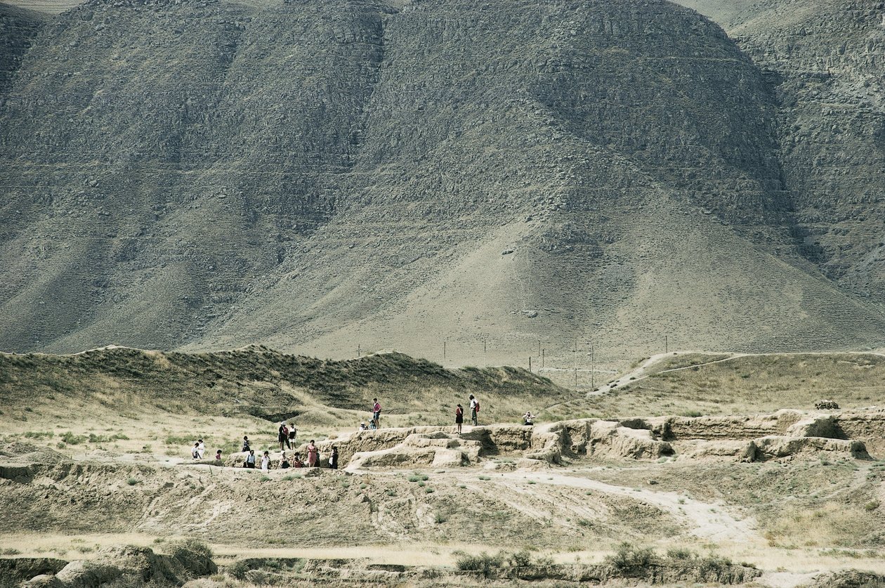 Turkmenistan. Ruinene av Nisa. UNESCOs verdensarvliste, 2007 av Benjamin Baud