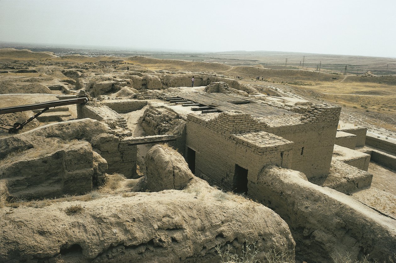 Turkmenistan. Ruinene av Nisa. UNESCOs verdensarvliste, 2007 av Benjamin Baud