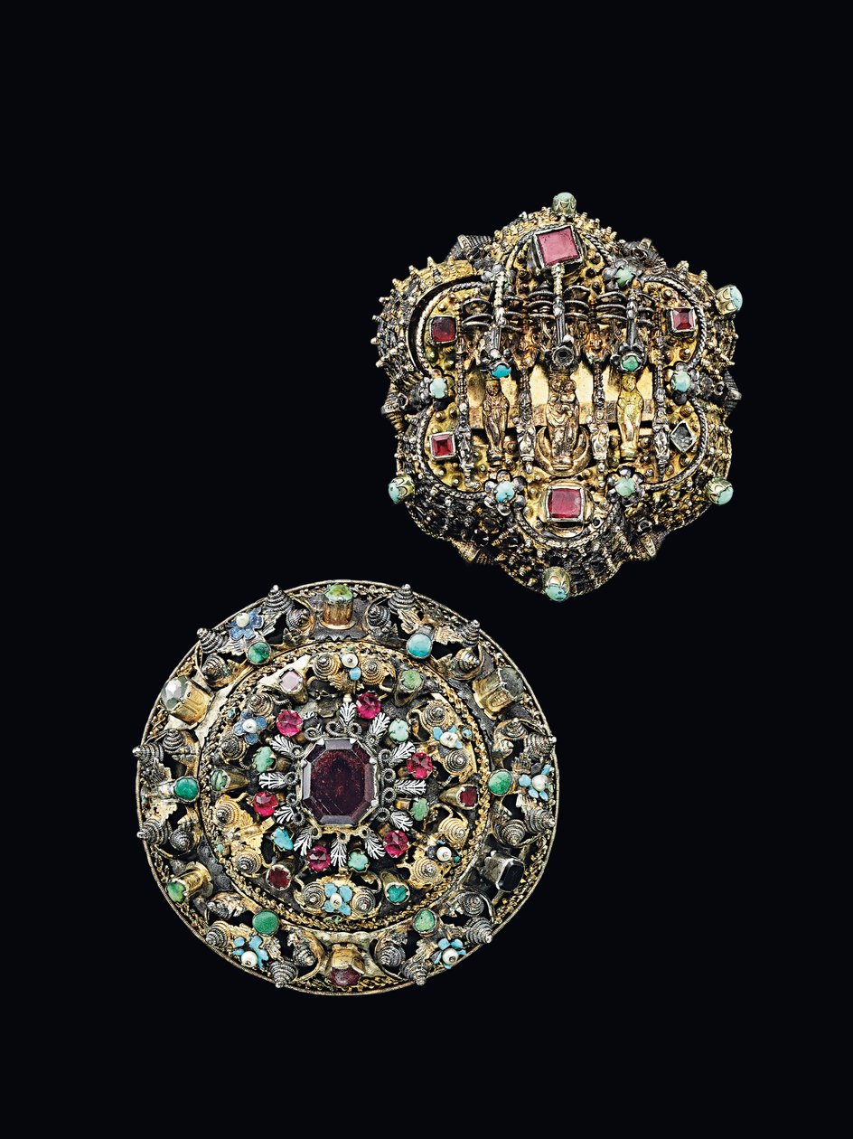 To brystrosetter, Sibiu, ca. 1675-1700 av Unbekannt