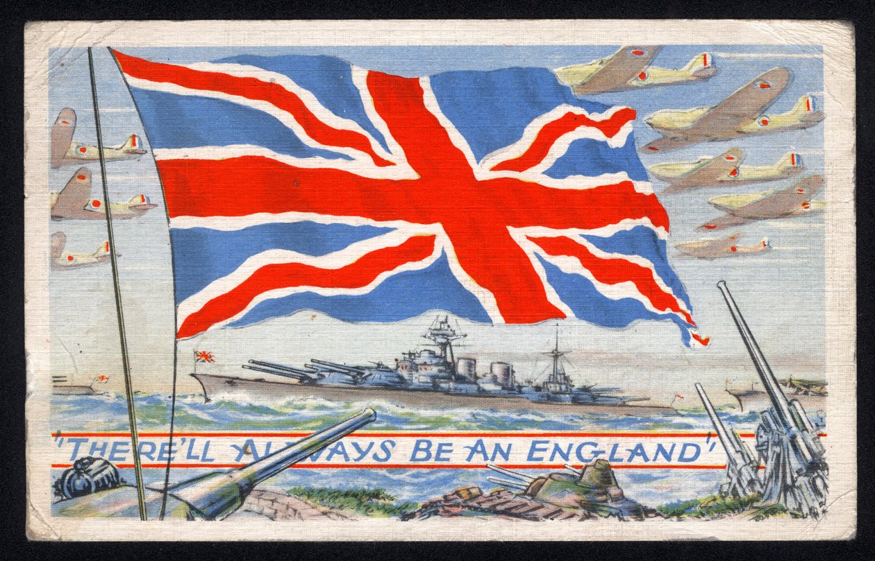 Storbritannia: Et patriotisk postkort produsert i Canada under andre verdenskrig av CLC av Unbekannt