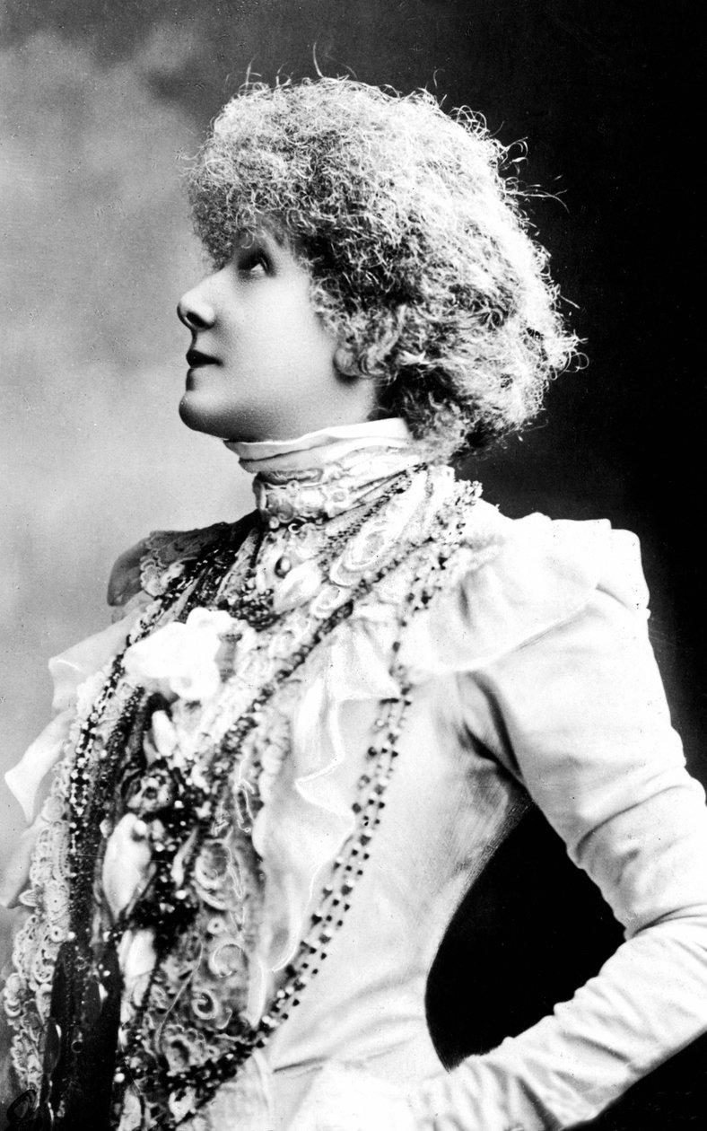 Storbritannia: Skuespillerinne Sarah Bernhardt (22/9/1844-26/3/1923) av Unbekannt