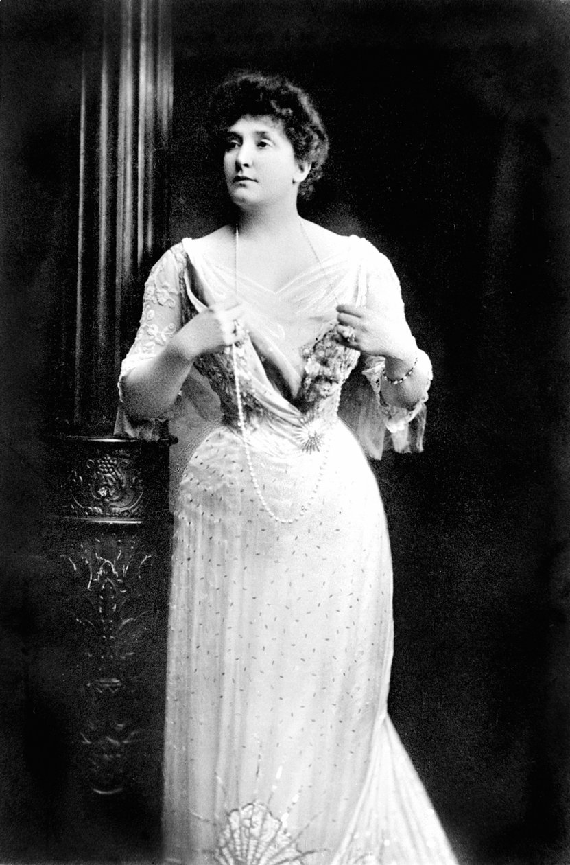 Storbritannia: Den australske sopranen Nellie Melba, - (Ekte navn Helen Porter) 1861-1931 av Unbekannt
