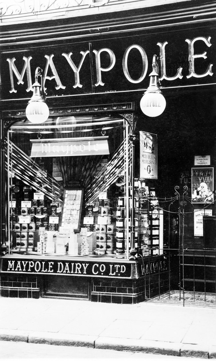 Storbritannia: Maypole Dairy Shop i Bank Street av Unbekannt