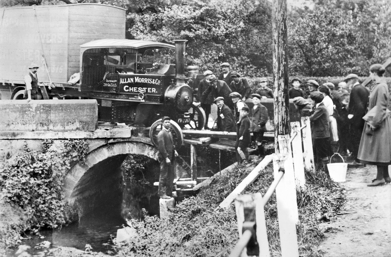 Storbritannia: Steam Wagon Accident, Cheshire av Unbekannt
