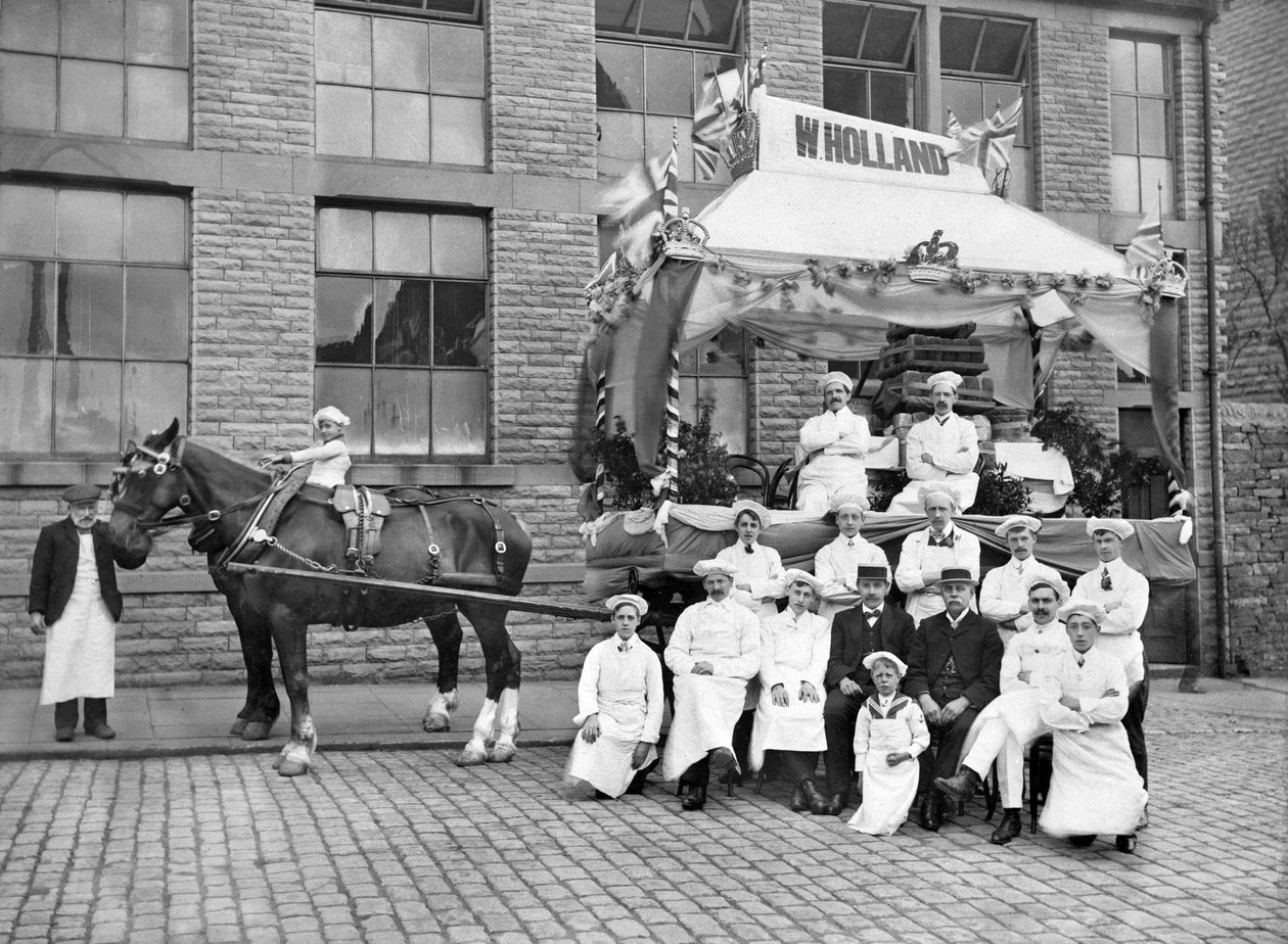 Storbritannia: Hollands Pie Carnival Float. Manchester, c1910 av Unbekannt