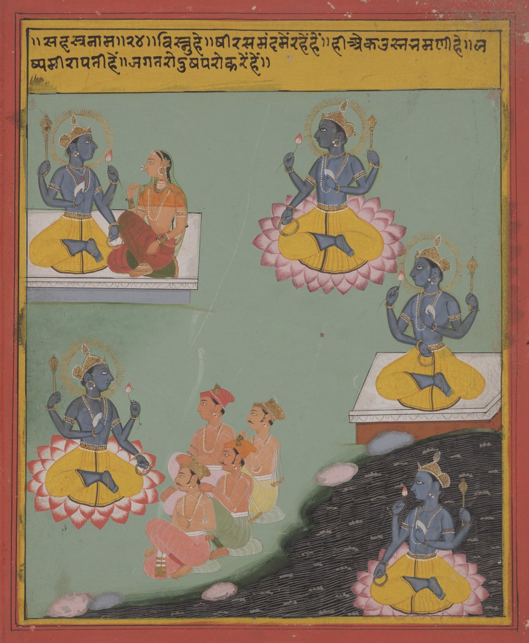 Uten tittel, ca. 1800-1830 (ugjennomsiktig akvarell) av Unbekannter Künstler