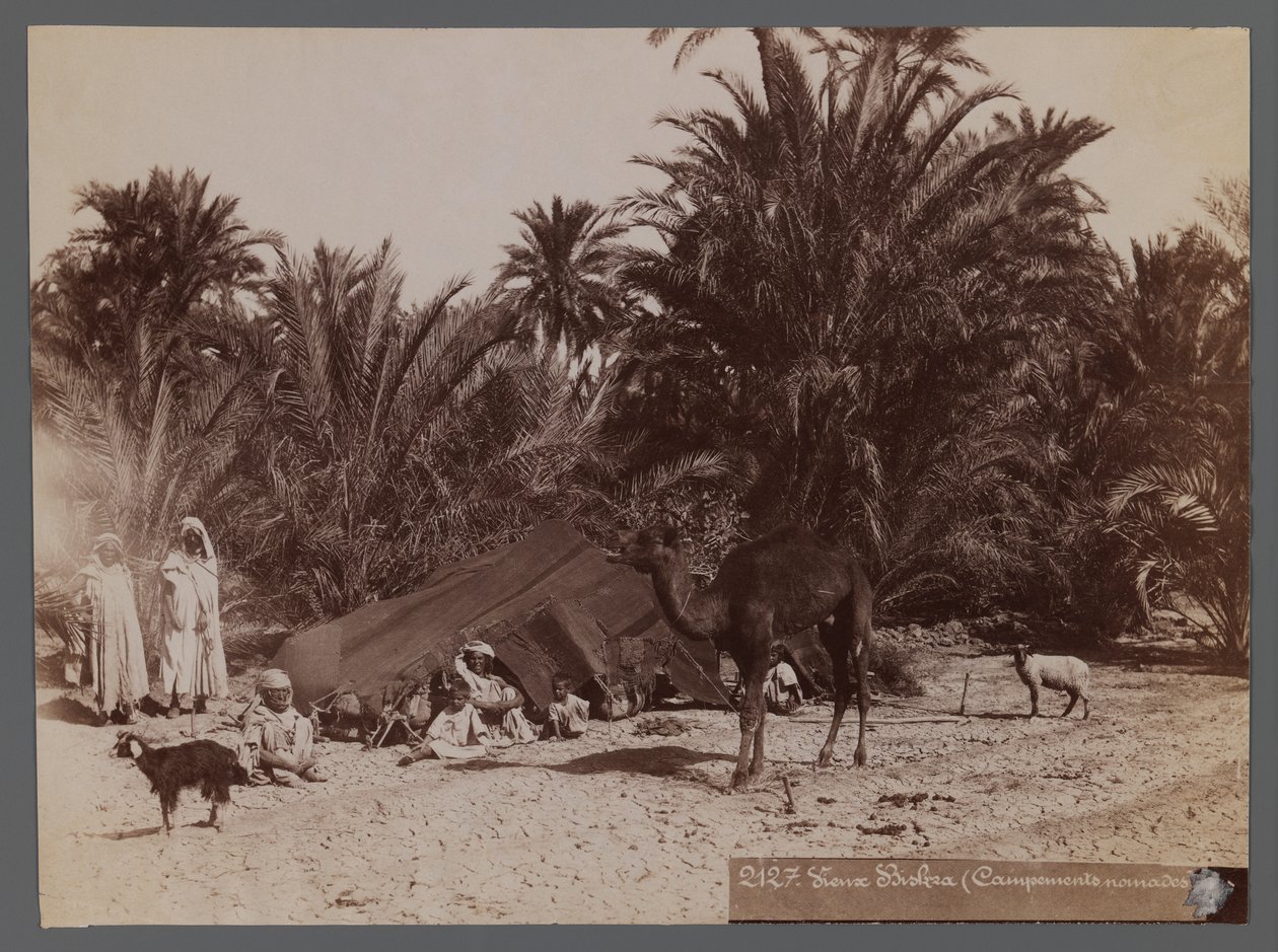 Utsikt fra et sted i Nord-Afrika - Nomad Camp (albumfotografi) av Unbekannt