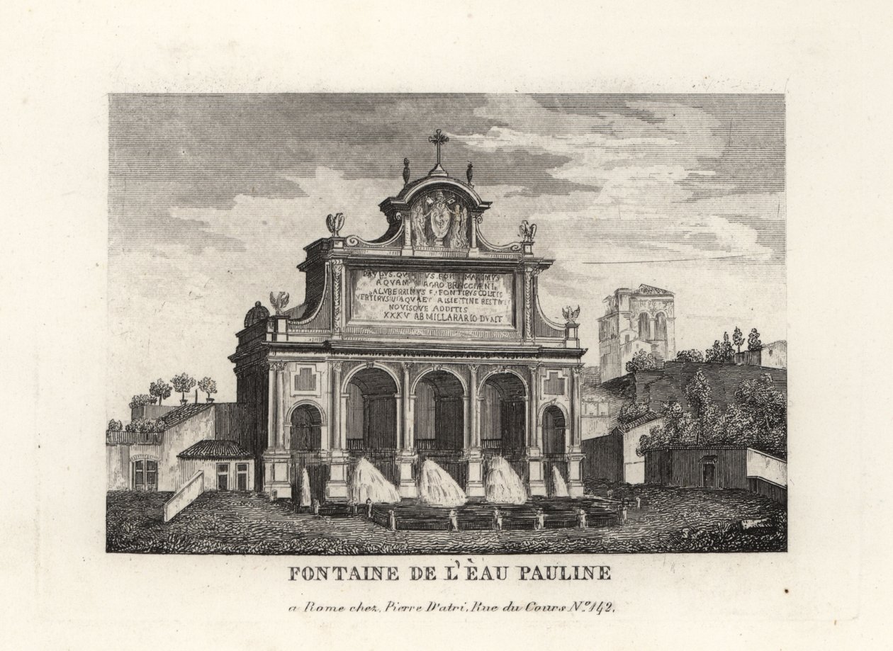 Utsikt over Fontana dell