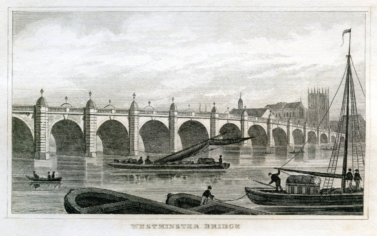 Westminster Bridge av Unbekannt