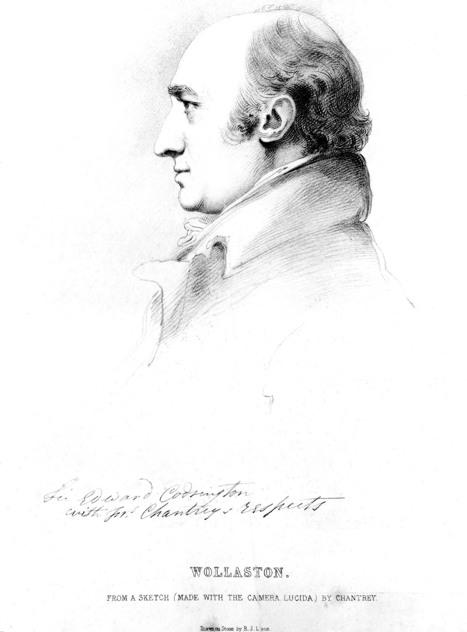 William Hyde Wollaston , engelsk kjemiker og metallurg, ca 1810-tallet av Unbekannt