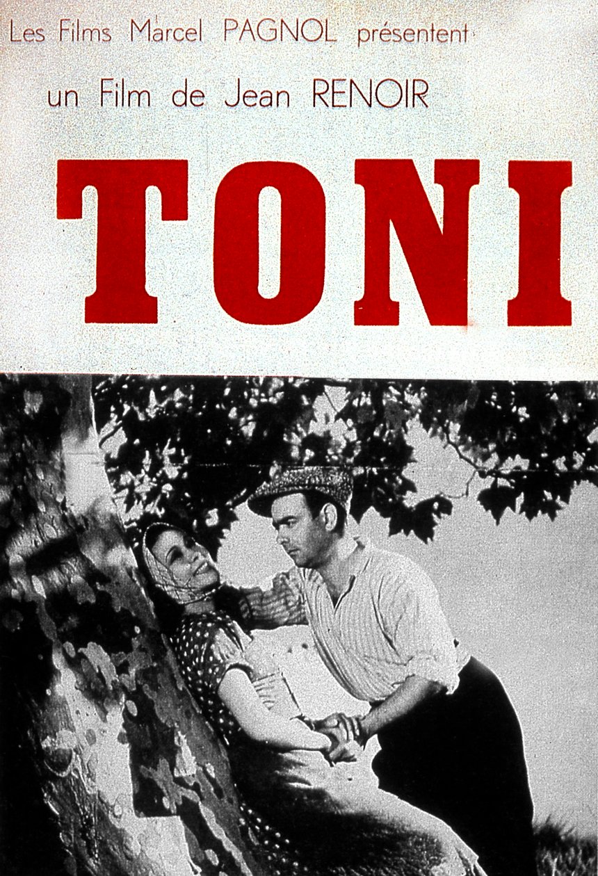 Toni filmplakat av JeanRenoir 1934 av Unbekannt