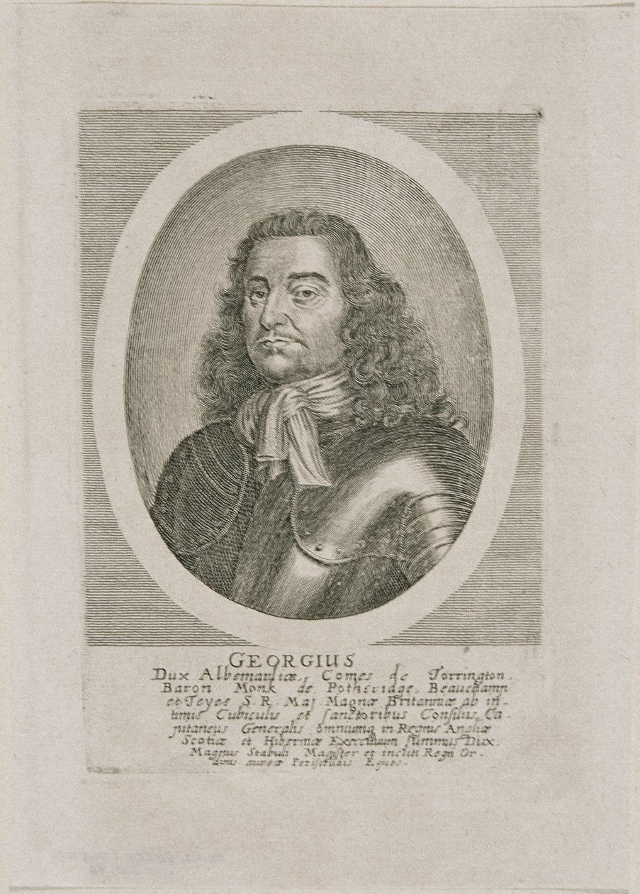 George Monk, hertug av Albemarle og jarl av Torrington av Unbekannter Stecher