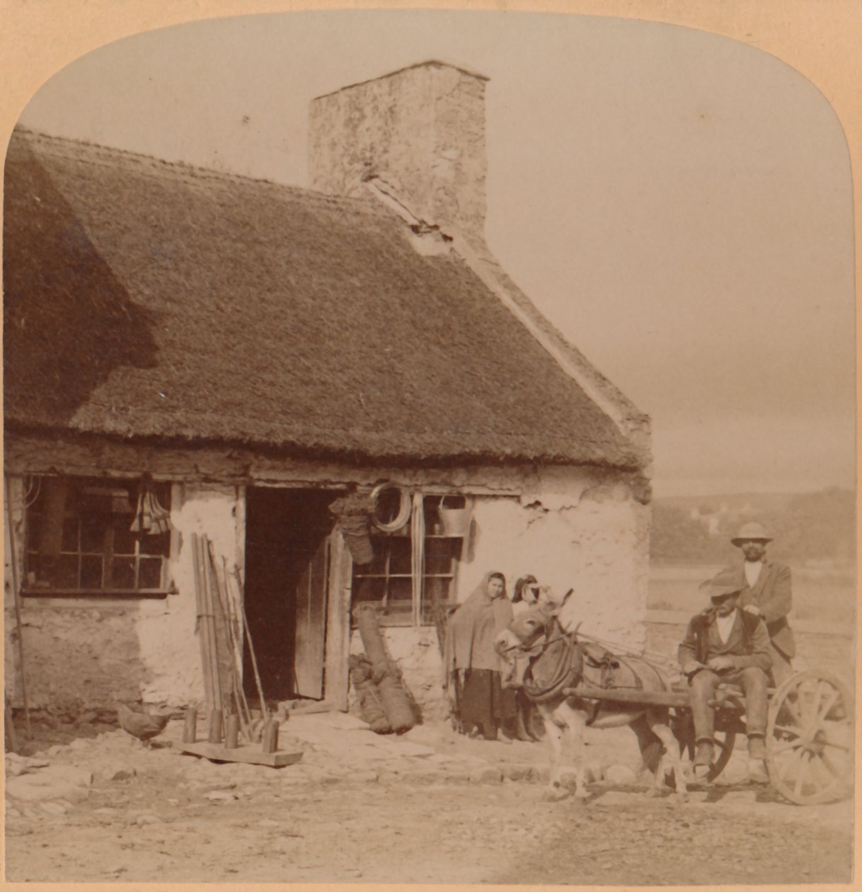 A General Merchandise Store, Killorgin, Irland, 1901. av Underwood and Underwood