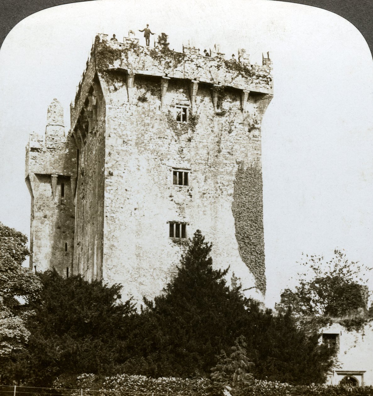 Blarney Castle, Cork, Irland. av Underwood and Underwood