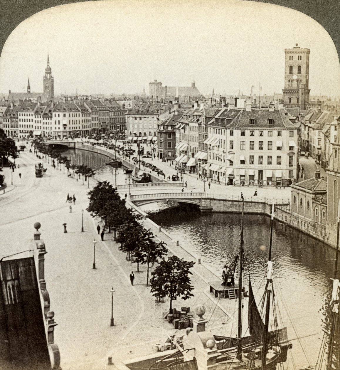 København, Danmark. av Underwood and Underwood
