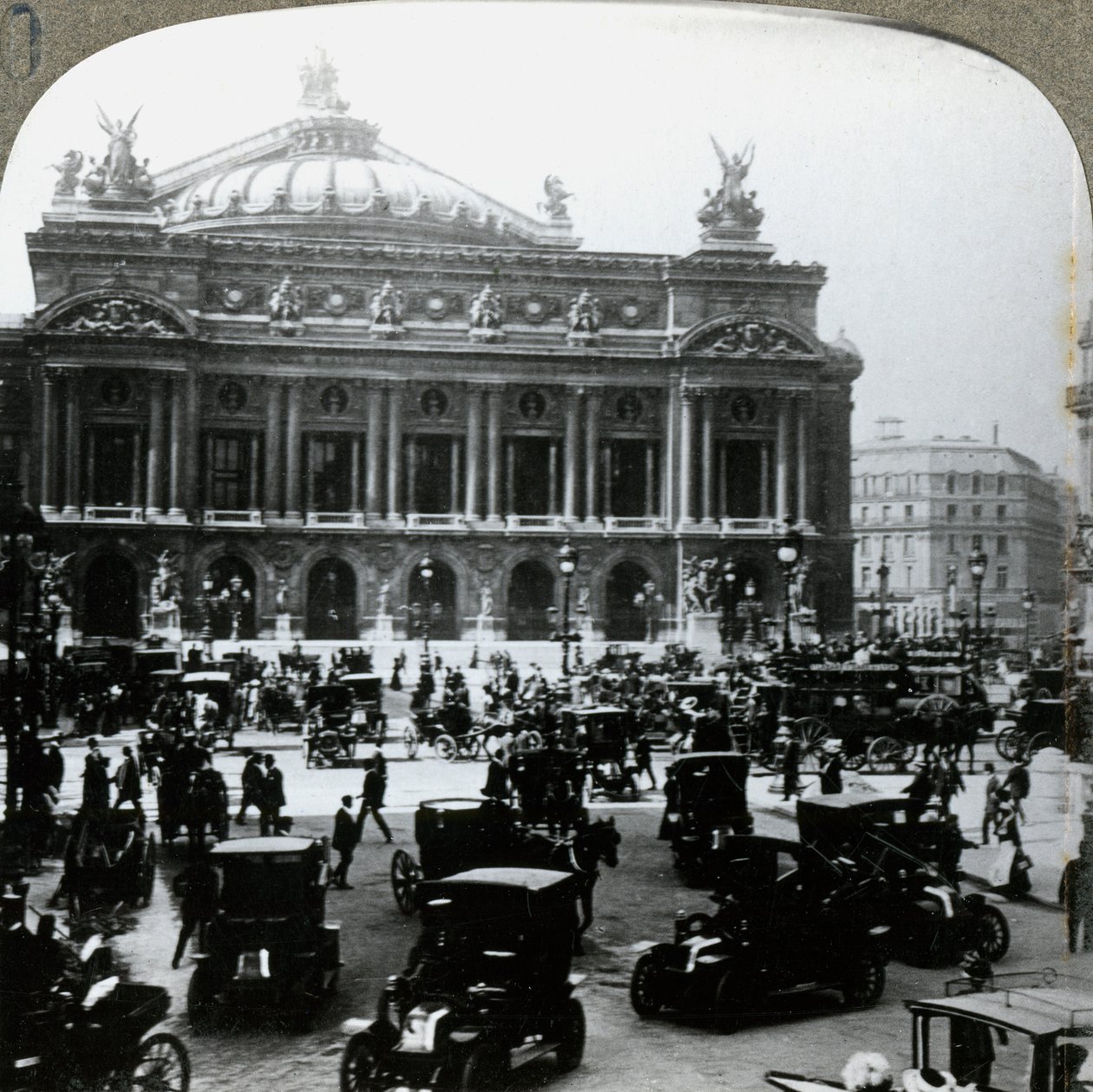 Grand Opera House, Paris, ca 1900-tallet. av Underwood and Underwood