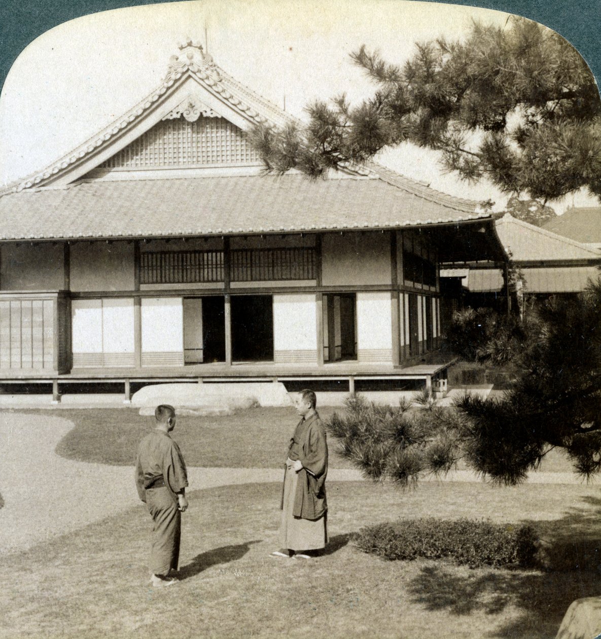 Hjemmet til grev Okuma, Tokyo, Japan, 1904 av Underwood and Underwood