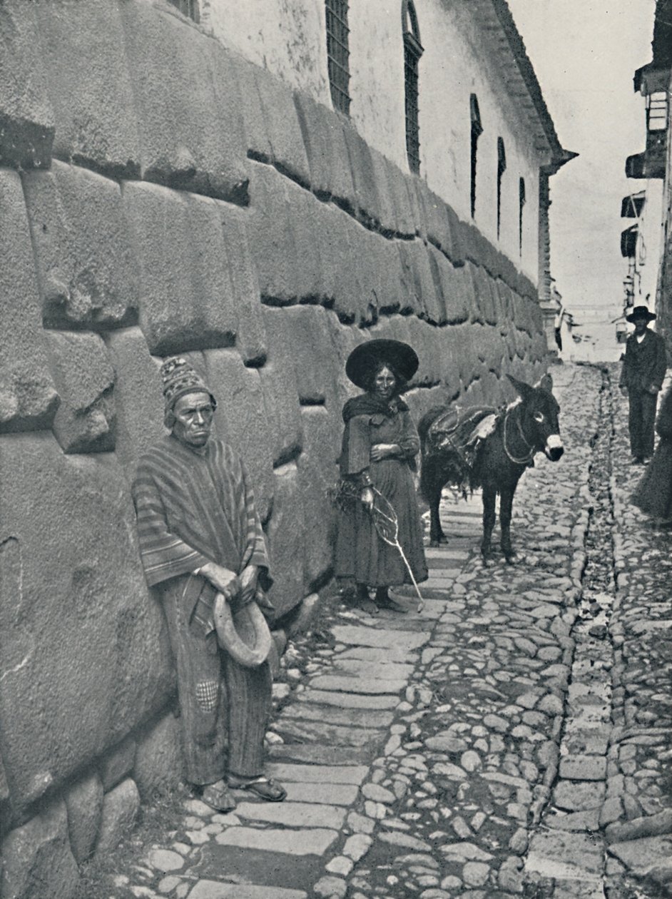 Inca Masonry, Cuzco, 1916 av Underwood and Underwood