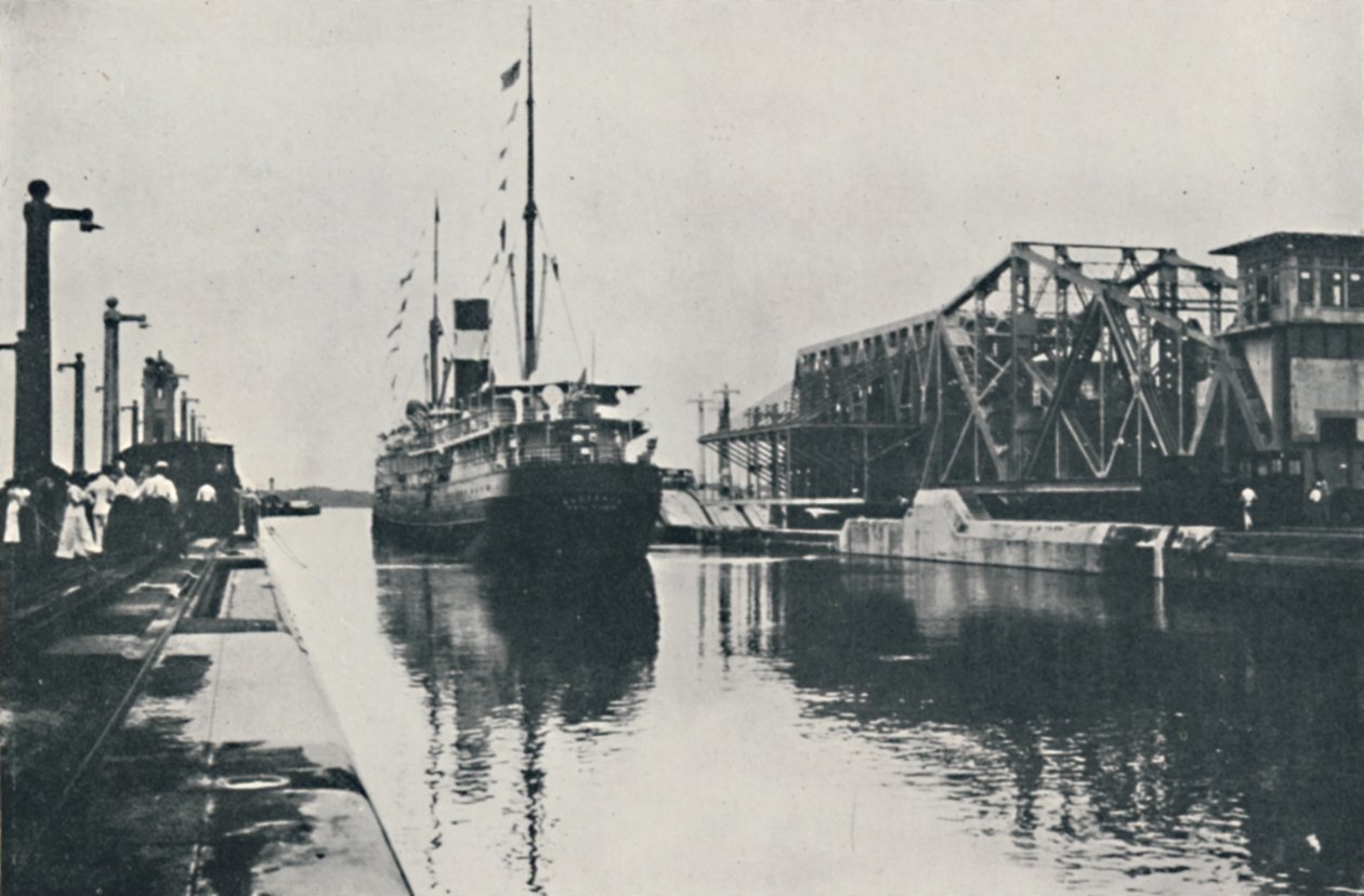 Åpning av Panamakanalen, 1916 av Underwood and Underwood