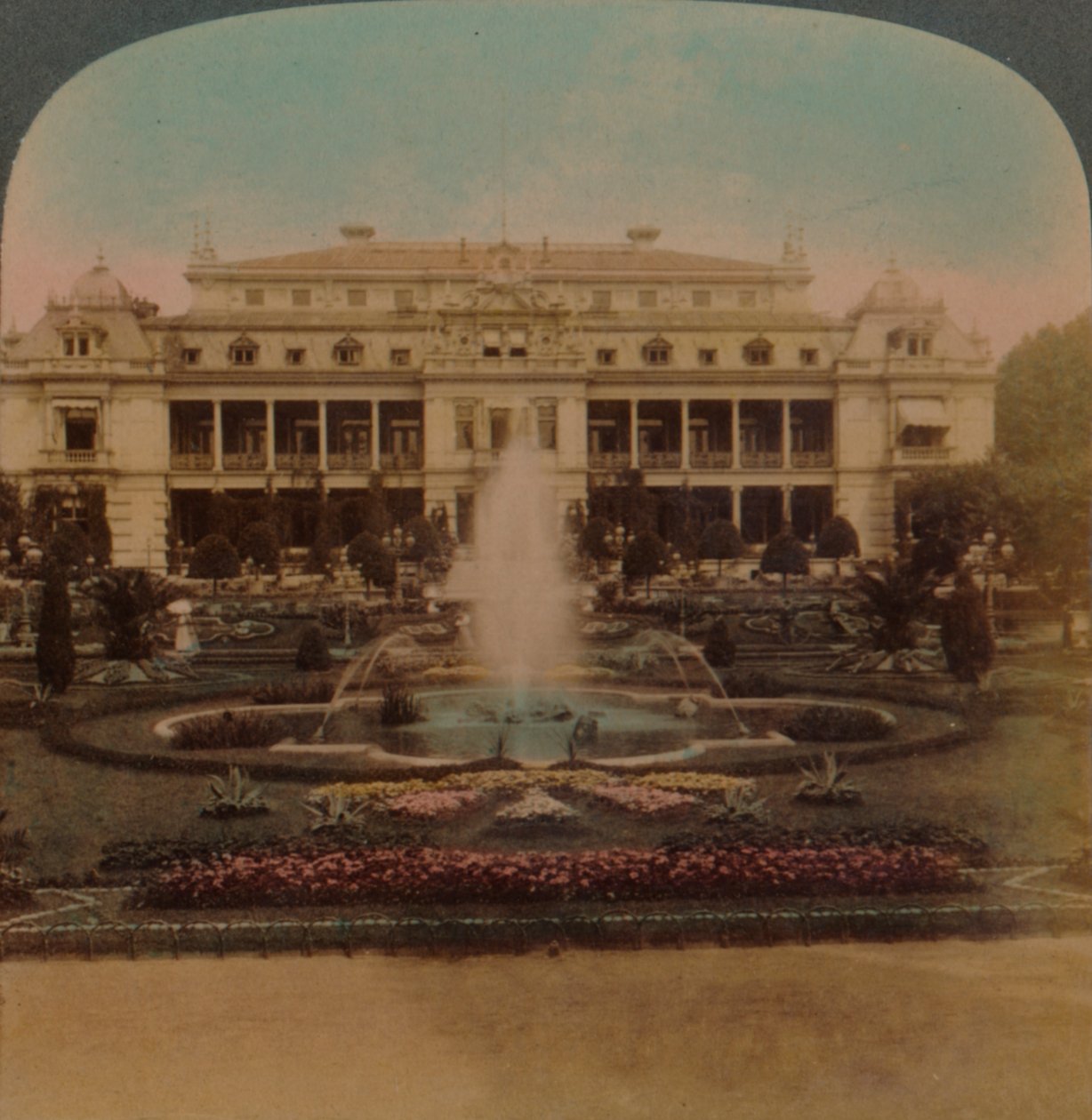 Palm Gardens, Frankfort, Tyskland, 1894. Kunstnere: Elmer Underwood, Bert Elias Underwood. av Underwood and Underwood