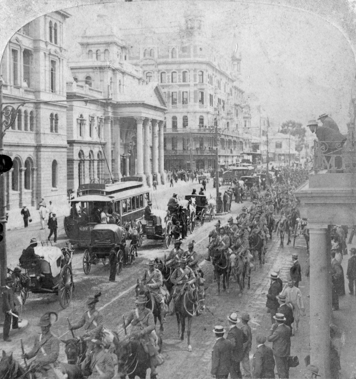 South African Light Horse, Cape Town, Sør-Afrika, 2. boerkrig, 1900 av Underwood and Underwood