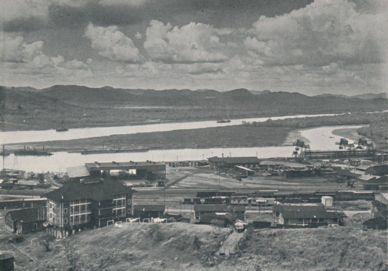 Panamakanalen, 1916 av Underwood and Underwood