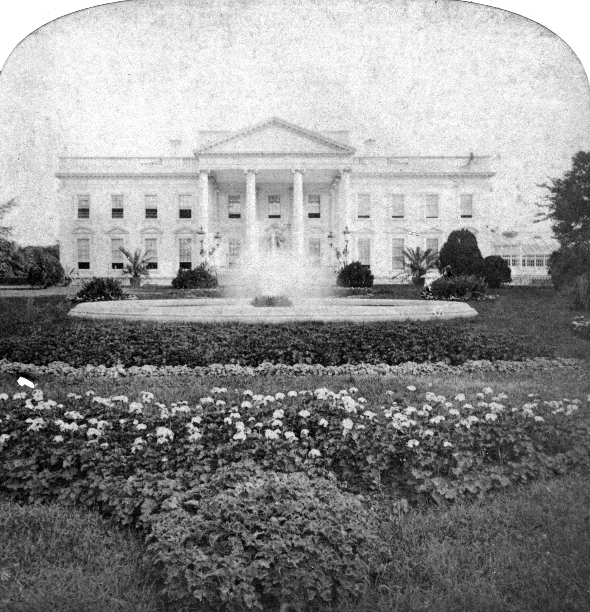 Det hvite hus, Washington, DC, USA, tidlig på 1900-tallet. av Underwood and Underwood