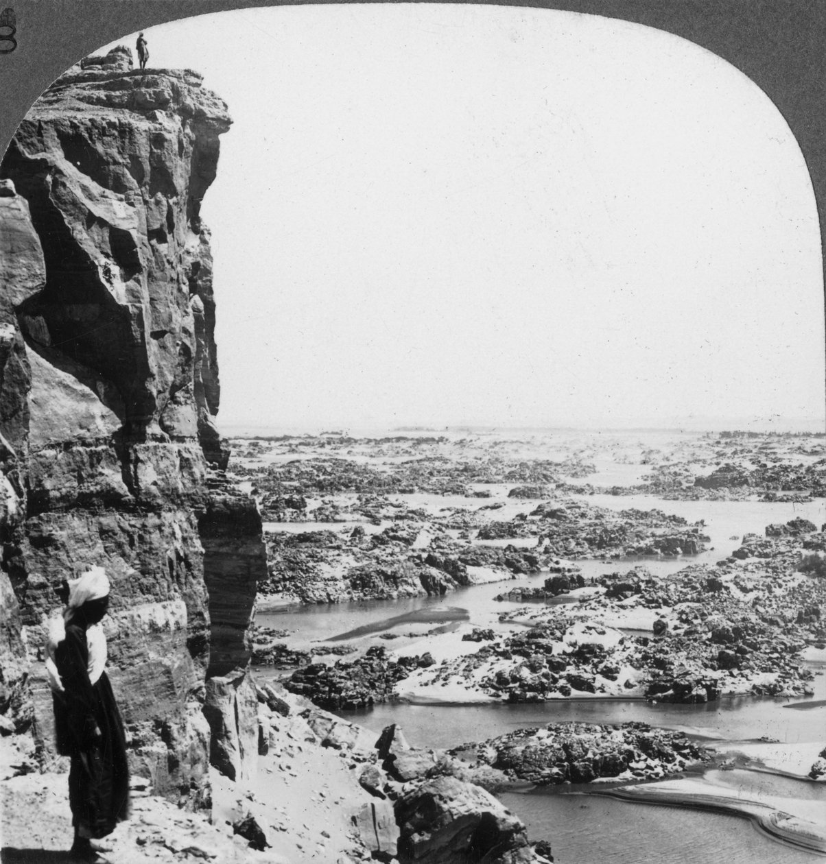 Den andre grå stær av Nilen sett fra sørvest, Egypt, 1905. av Underwood and Underwood